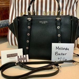 Henri Bendel Beekman Mini Satchel Black